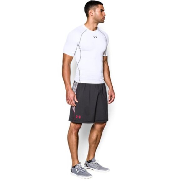 Men's UA HeatGear Armour Short Sleeve Compression Shirt - Picture 4 of 5